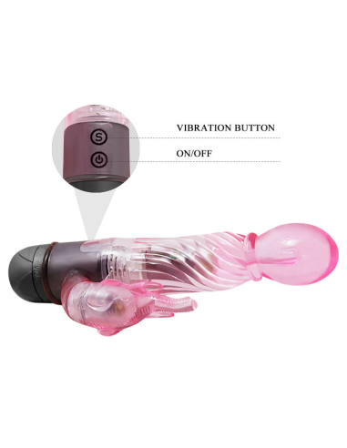 BAILE - GIVE YOU A KIND OF LOVER VIBRADOR CON RABBIT ROSA 10 MODOS