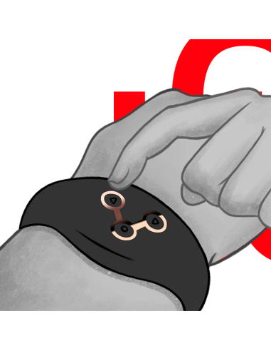 WATCHME - RELOJ CONTROL REMOTO WIRELESS TECHNOLOGY AZABACHE Y COBRE