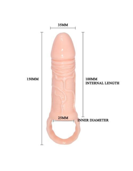 MEN EXTENSION - Funda para pene extensible de 10 cm | SexPlace.MX