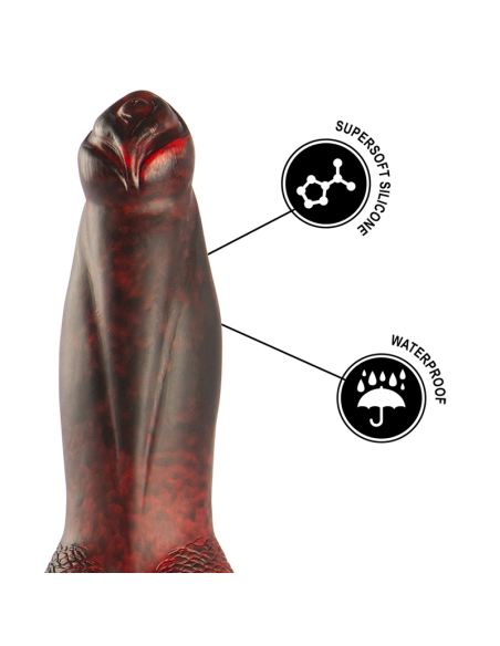 EPIC - PROMETHEUS DILDO TITAN EN LLAMAS RECARGABLE CONTROL REMOTO