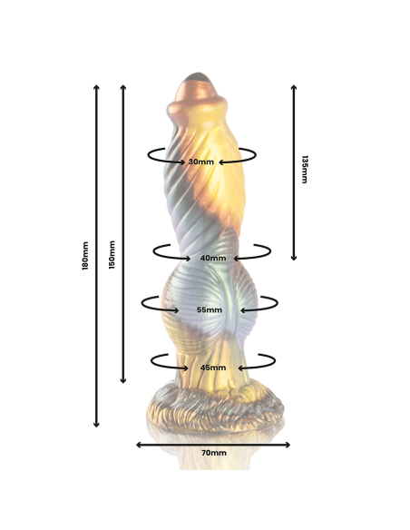 EPIC - PHOENIX DILDO EL RESURGIR DEL PLACER RECARGABLE CONTROL REMOTO
