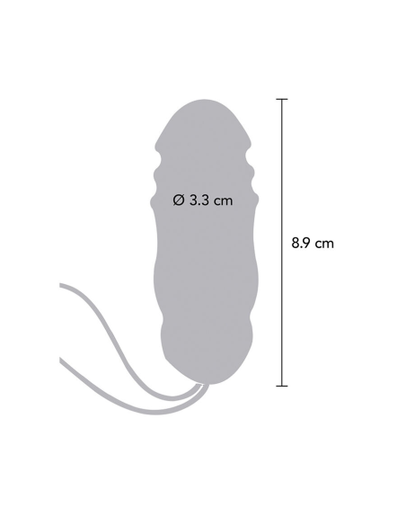 TOYJOY - HAPPINESS SUNN SIDE UP AND DOWN VIBRADOR CONTROL REMOTO FUCSIA