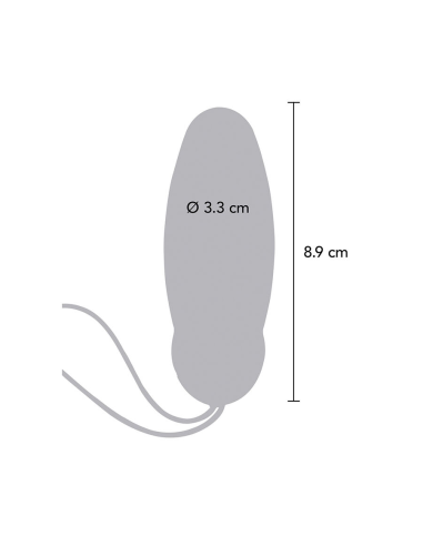 TOYJOY - HAPPINESS IM SO EGGCITED VIBRADOR CON CONTROL REMOTO AZUL