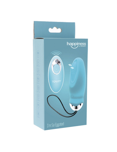 TOYJOY - HAPPINESS IM SO EGGCITED VIBRADOR CON CONTROL REMOTO AZUL