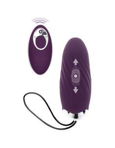 TOYJOY - HAPPINESS KNOCK KNOCK EGGSTAVAGANT VIBRADOR CON CONTROL REMOTO MORADO