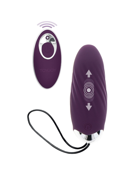 TOYJOY - HAPPINESS KNOCK KNOCK EGGSTAVAGANT VIBRADOR CON CONTROL REMOTO MORADO