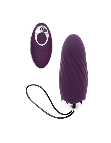 TOYJOY - HAPPINESS KNOCK KNOCK EGGSTAVAGANT VIBRADOR CON CONTROL REMOTO MORADO