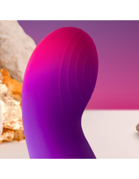 ROCKS- OFF - GLOW GIRL VIBE VIBRADOR G-SPOT DISCRETO MORADO