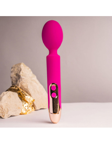 ROCKS- OFF - ORIEL VIBRADOR WAND FLEXIBLE FUCSIA