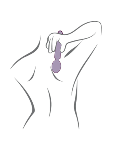 ROCKS- OFF - ORIEL VIBRADOR WAND FLEXIBLE FUCSIA