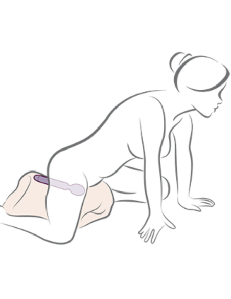 ROCKS- OFF - ORIEL VIBRADOR WAND FLEXIBLE FUCSIA