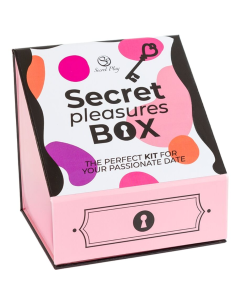 SECRET PLAY - CAJA DE PLACERES PARA PAREJAS DADOS BALA VIBRADORA PLUMERO