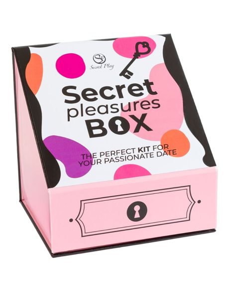 SECRET PLAY - CAJA DE PLACERES PARA PAREJAS DADOS BALA VIBRADORA PLUMERO
