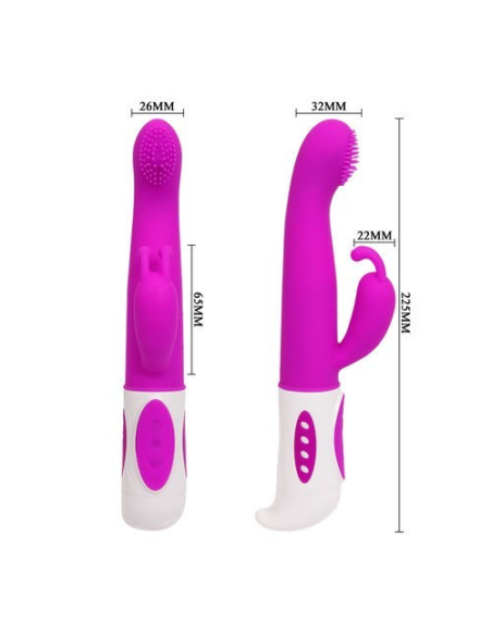 PRETTY LOVE - SMART HUGH Vibrador Conejito Lila | SexPlace.MX