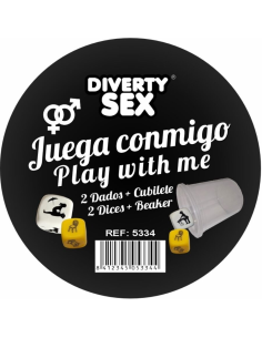 DIABLO PICANTE - DADOS LUGAR POSTURAS HETERO CON CUBILETE