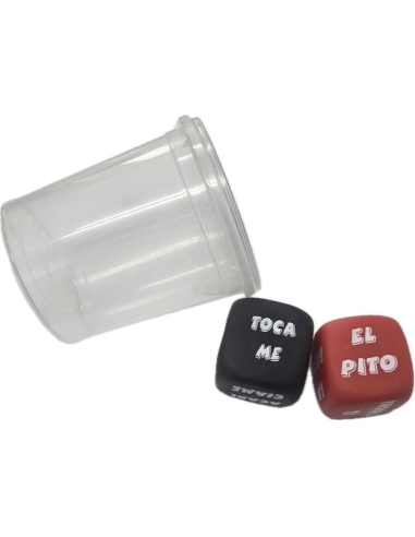 DIABLO PICANTE - DADOS VERBO LUGAR DEL CUERPO CON CUBILETE
