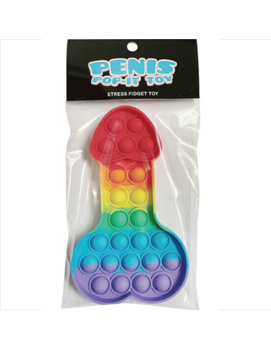 KHEPER GAMES - JUGUETE ANTIESTRES PENIS POP-IT MULTICOLOR