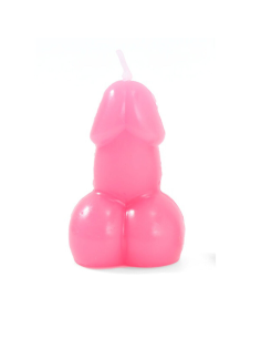 DIABLO PICANTE - VELA CON FORMA DE PENE COLOR FUCSIA