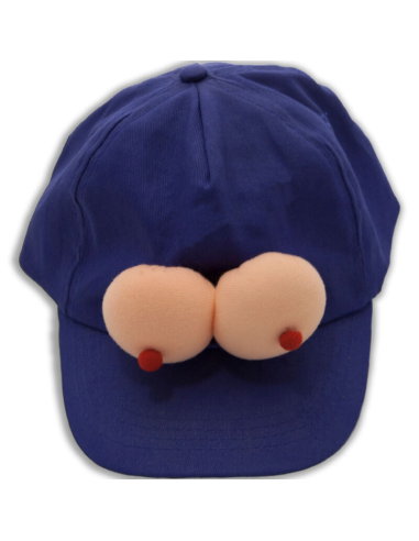DIABLO PICANTE - GORRA CON TETAS AZUL