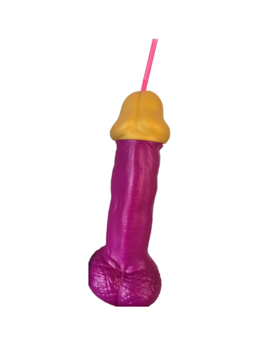 DIABLO PICANTE - VASO PENE PLSTICO FUCSIA