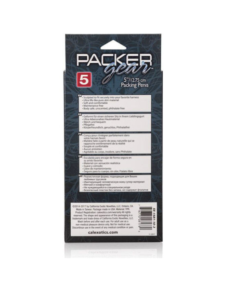 CALEXOTICS - PACKING PENIS PENE REALÍSTICO 14.5 CM MARRÓN