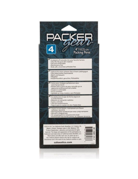 CALEXOTICS - PACKING PENIS PENE REALÍSTICO 12.75 CM MARRÓN