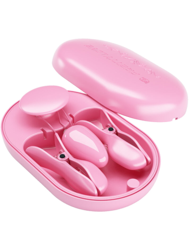 PRETTY LOVE - SURPRISE BOX PINZAS ELECTRO ESTIMULACION ROSA