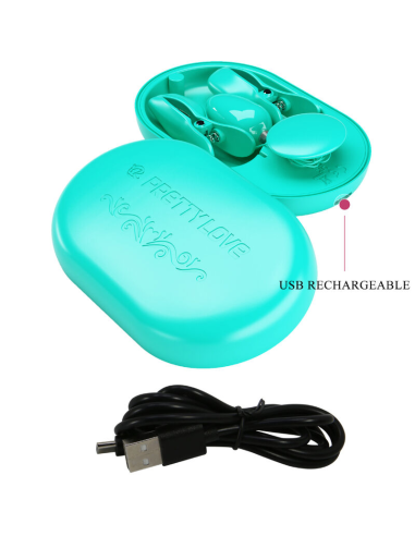 PRETTY LOVE - SURPRISE BOX PINZAS ELECTRO ESTIMULACION AZUL