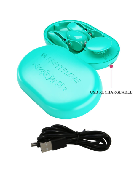 PRETTY LOVE - SURPRISE BOX PINZAS ELECTRO ESTIMULACION AZUL