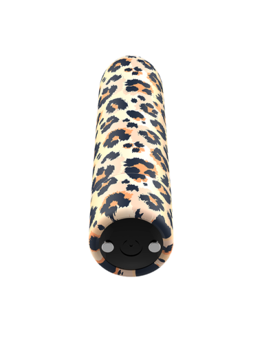 Custom Bullets - Bala Recargable Leopard con 10 Intensidades de Vibración | Placer y Estilo