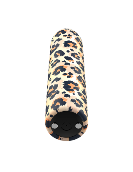 Custom Bullets - Bala Recargable Leopard con 10 Intensidades de Vibración | Placer y Estilo