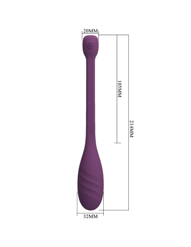 PRETTY LOVE - LEVIATHAN VIBRADOR CONTROLADO POR APP MORADO