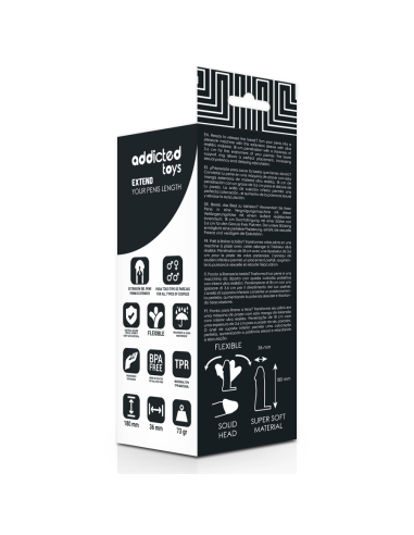 ADDICTED TOYS - EXTENSIÓN PENE 18 CM