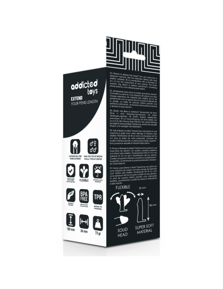 ADDICTED TOYS - EXTENSIÓN PENE 18 CM