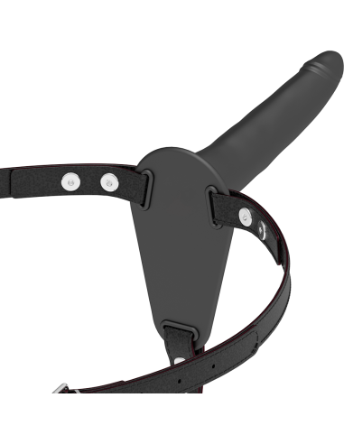 FETISH SUBMISSIVE HARNESS - SILICONA NEGRO 15 CM