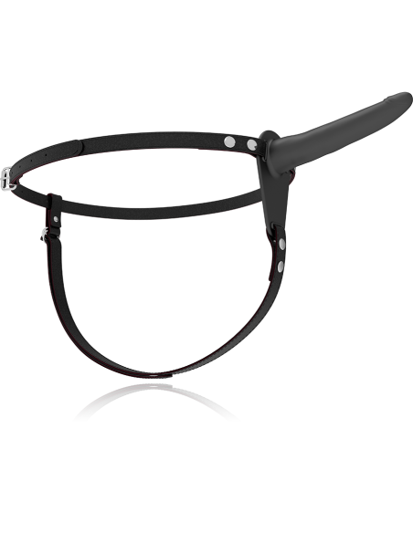 FETISH SUBMISSIVE HARNESS - SILICONA NEGRO 15 CM