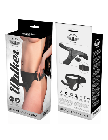 HARNESS ATTRACTION - ARNÉS SILICONA WALKER G-SPOT 15.5 CM -O- 3.8 CM