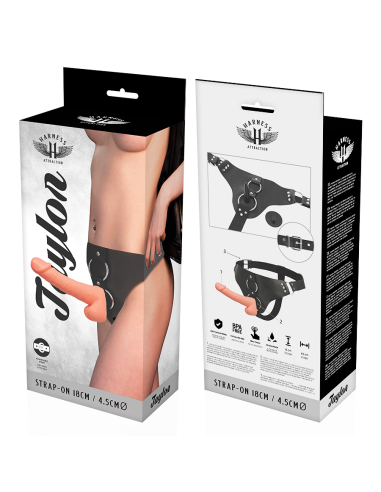 HARNESS ATTRACTION - ARNÉS TAYLOR DELUXE 18 CM -O- 4.5 CM