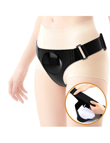 PRETTY LOVE - HARNESS BRIEFS ARNÉS UNIVERSAL CON DILDO MICHEAL 20 CM NEGRO