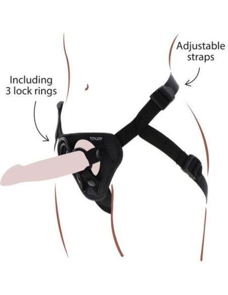 GET REAL - STRAP-ON HARNÉS NEGRO