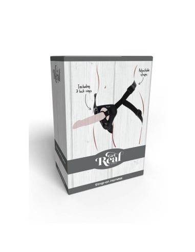 GET REAL - STRAP-ON HARNÉS NEGRO
