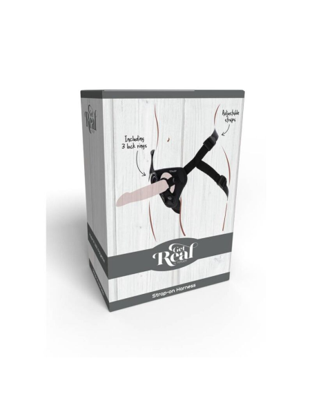 GET REAL - STRAP-ON HARNÉS NEGRO