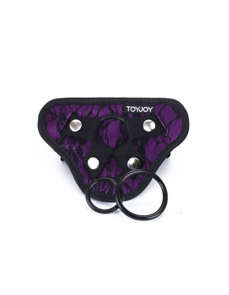 GET REAL - STRAP-ON LACE HARNÉS MORADO