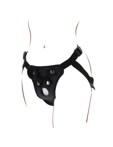GET REAL - STRAP-ON PLEASURE HARNÉS NEGRO