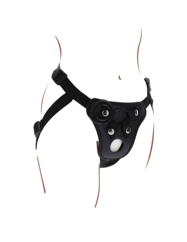 GET REAL - STRAP-ON PLEASURE HARNÉS NEGRO