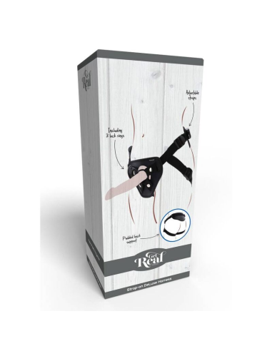 GET REAL - STRAP-ON DELUXE HARNÉS NEGRO
