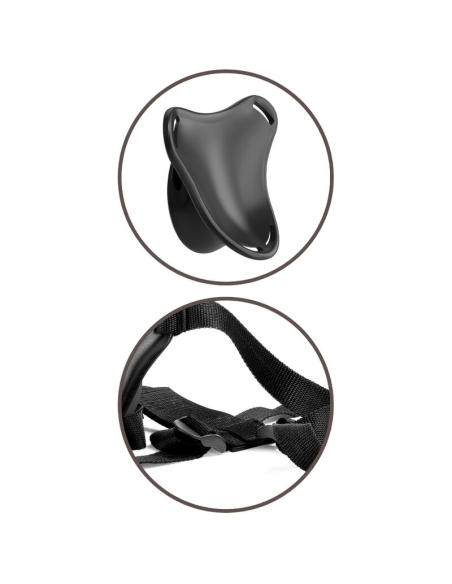KING COCK - ÉLITE ARNÉS AJUSTABLE PARA PRINCIPIANTES CON DILDO 15.2 CM