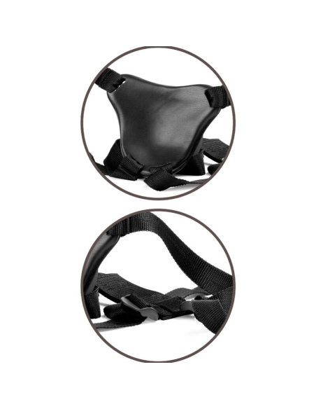 KING COCK - ÉLITE ARNÉS AJUSTABLE CONFORTABLE CON DILDO 17.8 CM