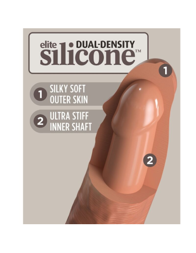 KING COCK - ÉLITE ARNÉS AJUSTABLE CONFORTABLE CON DILDO 17.8 CM