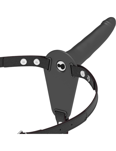 FETISH SUBMISSIVE HARNESS - VIBRADOR SILICONA NEGRO 15 CM